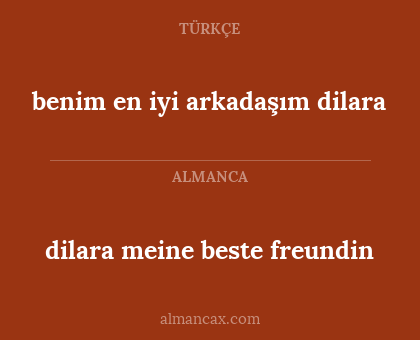 benim en iyi arkadaşım dilara - dilara meine beste freundin