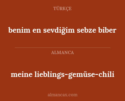 benim en sevdiğim sebze biber - meine lieblings-gemüse-chili