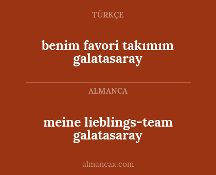 benim favori takımım galatasaray - meine lieblings-team galatasaray