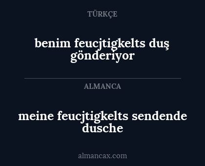 meine feucjtigkelts sendende dusche - benim feucjtigkelts duş gönderiyor