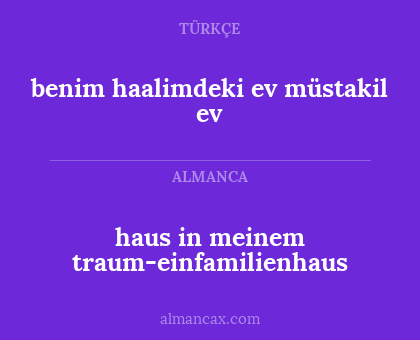 benim haalimdeki ev müstakil ev - haus in meinem traum-einfamilienhaus