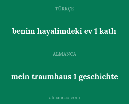 benim hayalimdeki ev 1 katlı - mein traumhaus 1 geschichte
