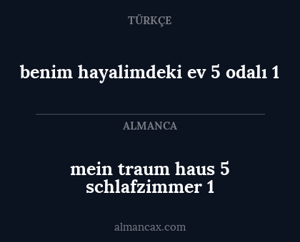 benim hayalimdeki ev 5 odalı 1 - mein traum haus 5 schlafzimmer 1