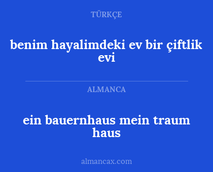 benim hayalimdeki ev bir çiftlik evi - ein bauernhaus mein traum haus