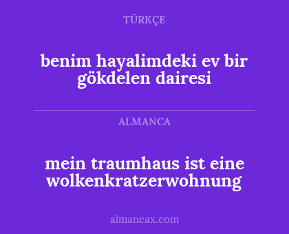 benim hayalimdeki ev bir gökdelen dairesi - mein traumhaus ist eine wolkenkratzerwohnung