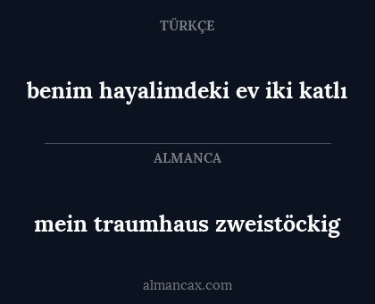 benim hayalimdeki ev iki katlı - mein traumhaus zweistöckig