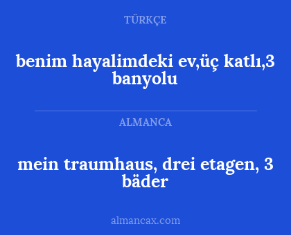 benim hayalimdeki ev,üç katlı,3 banyolu - mein traumhaus, drei etagen, 3 bäder