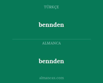 bennden - bennden
