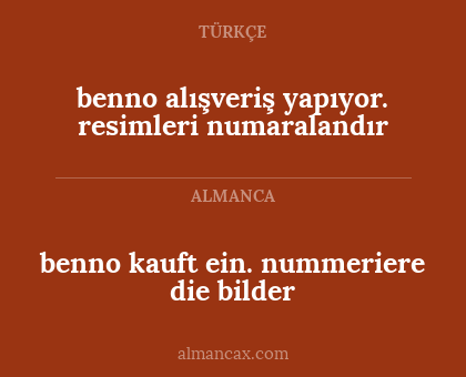 benno alışveriş yapıyor. resimleri numaralandır - benno kauft ein. nummeriere die bilder