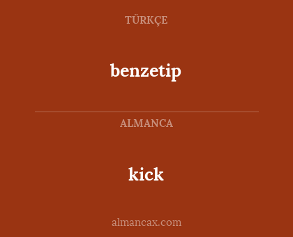 benzetip - kick