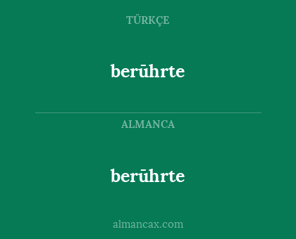 berūhrte - berūhrte