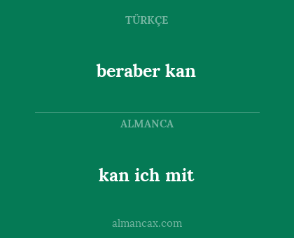 kan ich mit - beraber kan