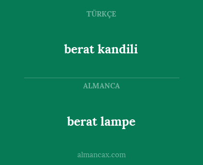 berat kandili - berat lampe