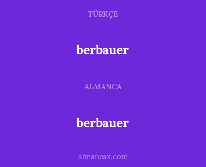 berbauer - berbauer