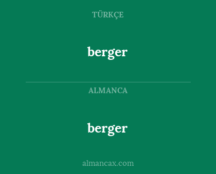 berger - berger