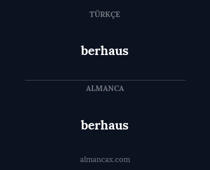 berhaus - berhaus