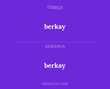 berkay - berkay