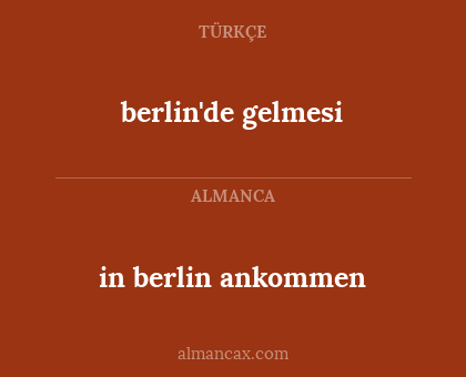 in berlin ankommen - berlin'de gelmesi