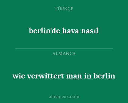 berlin'de hava nasıl - wie verwittert man in berlin