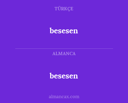 besesen - besesen