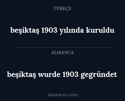 beşiktaş 1903 yılında kuruldu - beşiktaş wurde 1903 gegründet