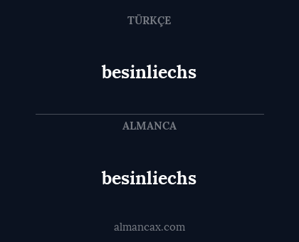 besinliechs - besinliechs