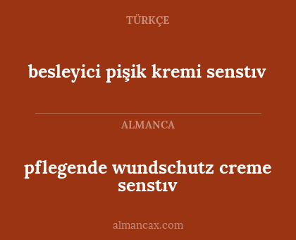pflegende wundschutz creme senstıv - besleyici pişik kremi senstıv