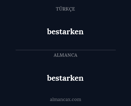 bestarken - bestarken