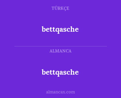 bettqasche - bettqasche