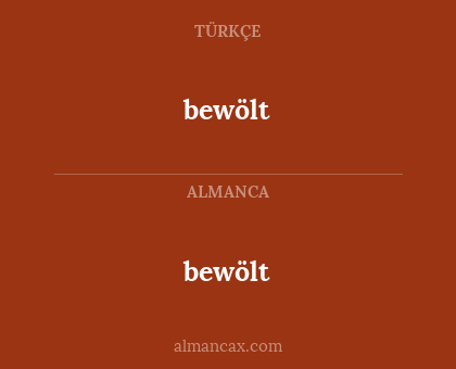 bewölt - bewölt