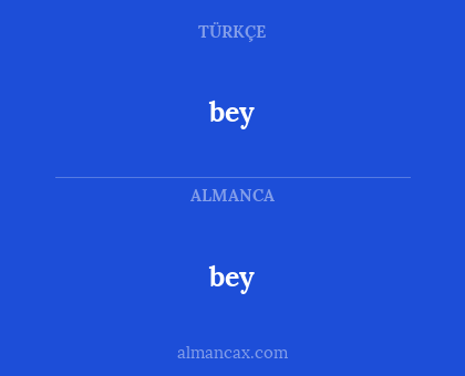 bey - bey