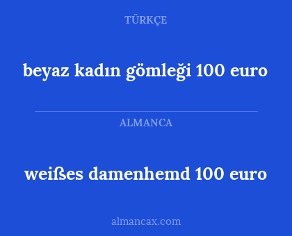 beyaz kadın gömleği 100 euro - weißes damenhemd 100 euro