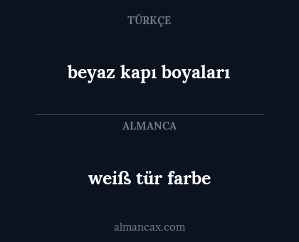 weiß tür farbe - beyaz kapı boyaları