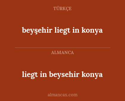 liegt in beysehir konya - beyşehir liegt in konya