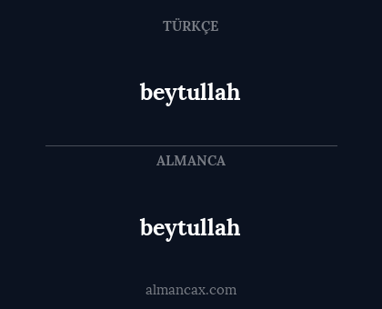 beytullah - beytullah