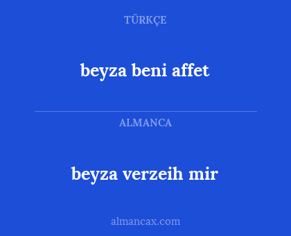 beyza beni affet - beyza verzeih mir
