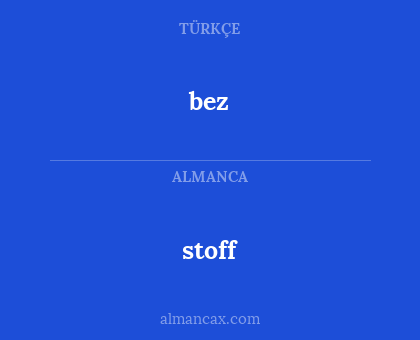 bez - stoff