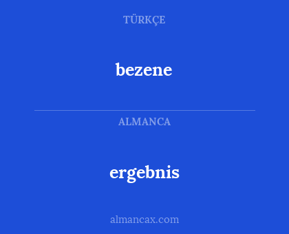 bezene - ergebnis
