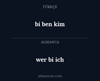 bi ben kim - wer bi ich