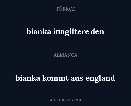 bianka i̇ngiltere'den - bianka kommt aus england