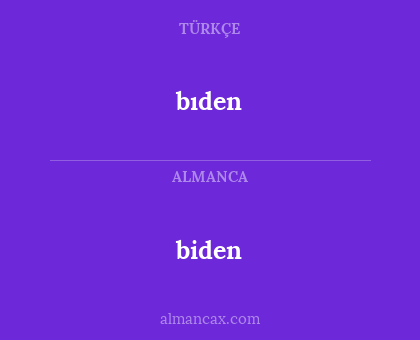 biden - bıden
