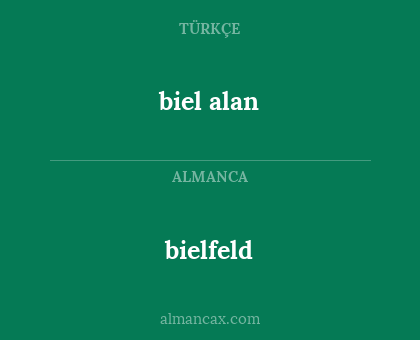 bielfeld - biel alan