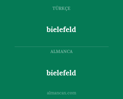 bielefeld - bielefeld