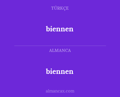 biennen - biennen