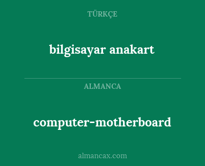 computer-motherboard - bilgisayar anakart