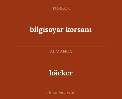 bilgisayar korsanı - häcker