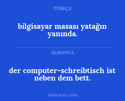 der computer-schreibtisch ist neben dem bett. - bilgisayar masası yatağın yanında.