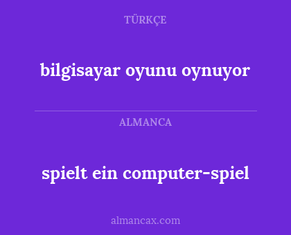 spielt ein computer-spiel - bilgisayar oyunu oynuyor