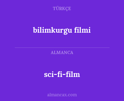 bilimkurgu filmi - sci-fi-film