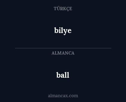 ball - bilye